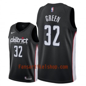 Washington Wizards Trikot Jeff Green 32 2018-19 Nike City Edition Schwarz Swingman - Herren